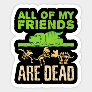 Dead Dinosaur Sticker